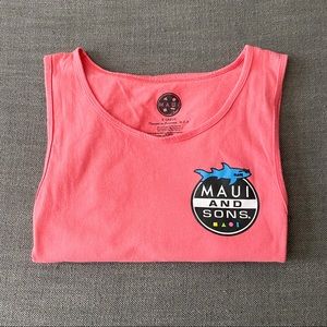 Maui & Sons Pink Tank